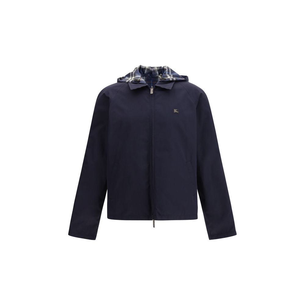 Burberry Blue Polyester Rain Coat