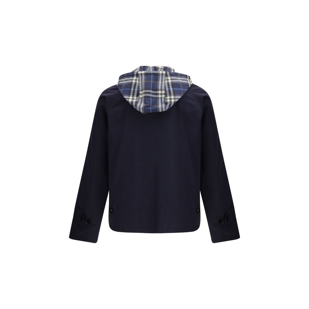Burberry Blue Polyester Rain Coat