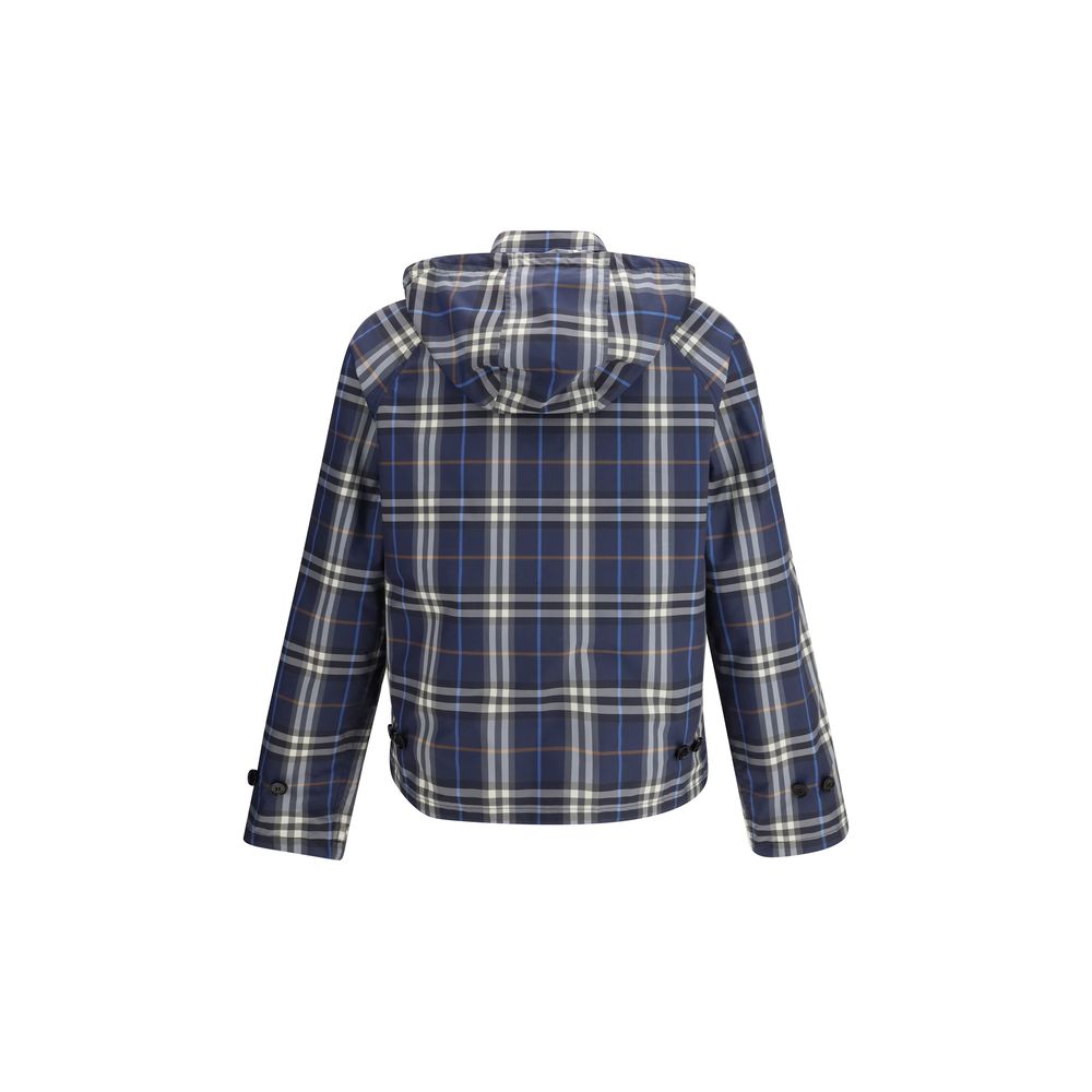 Burberry Blue Polyester Rain Coat