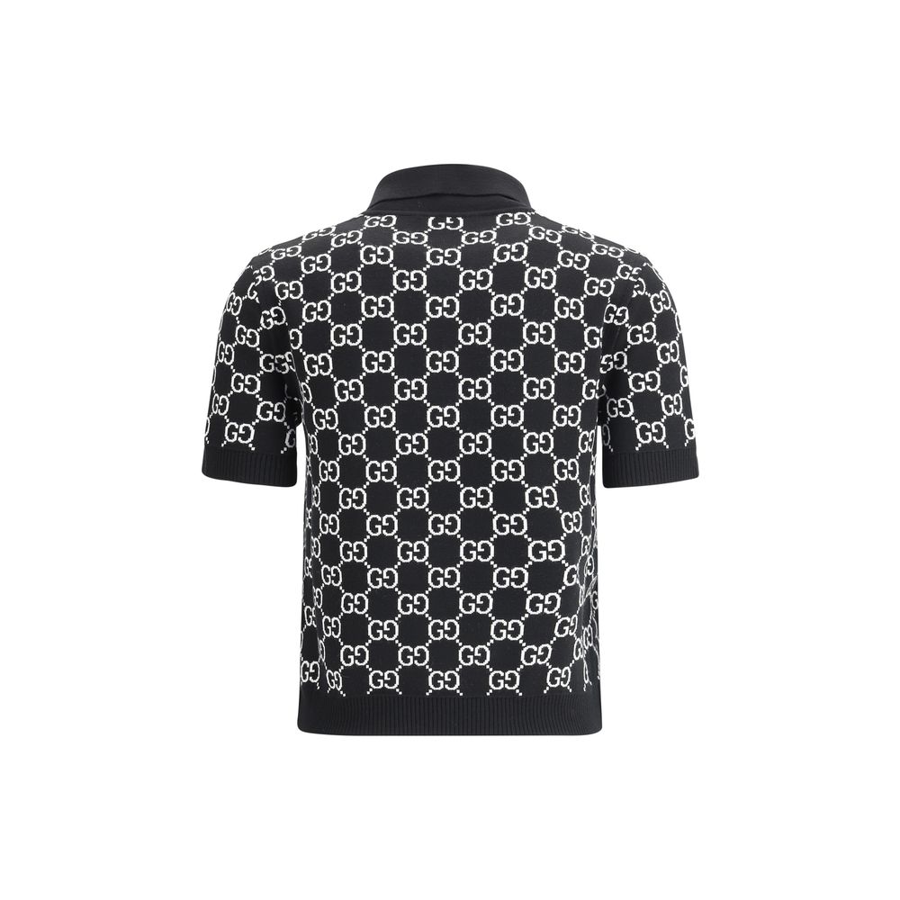 Gucci Black Wool Oves Aries Dress Shirt