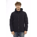 Baldinini Trend Blue Polyester Shell Jacket