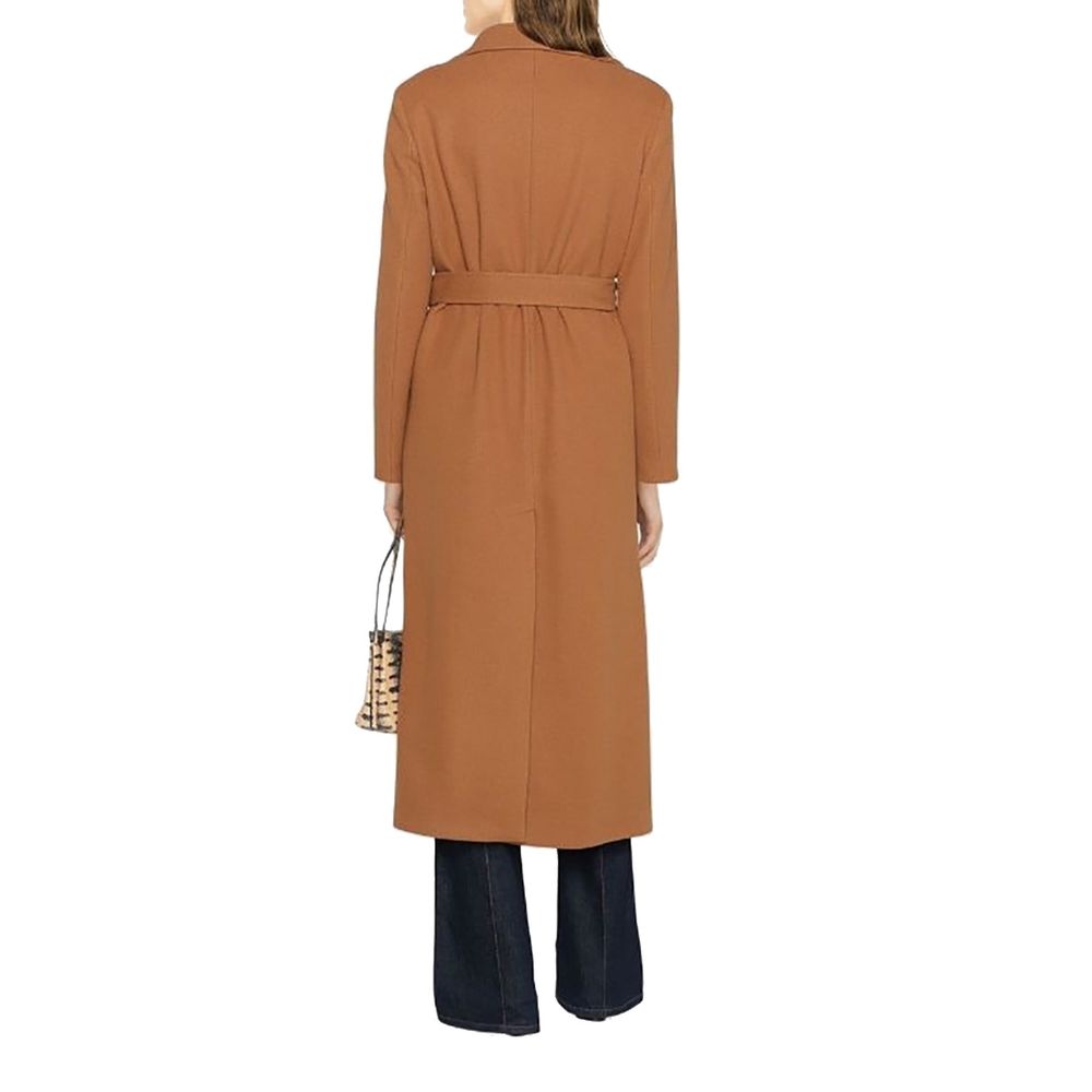 BLANCA VITA Brown Cashmere Coat