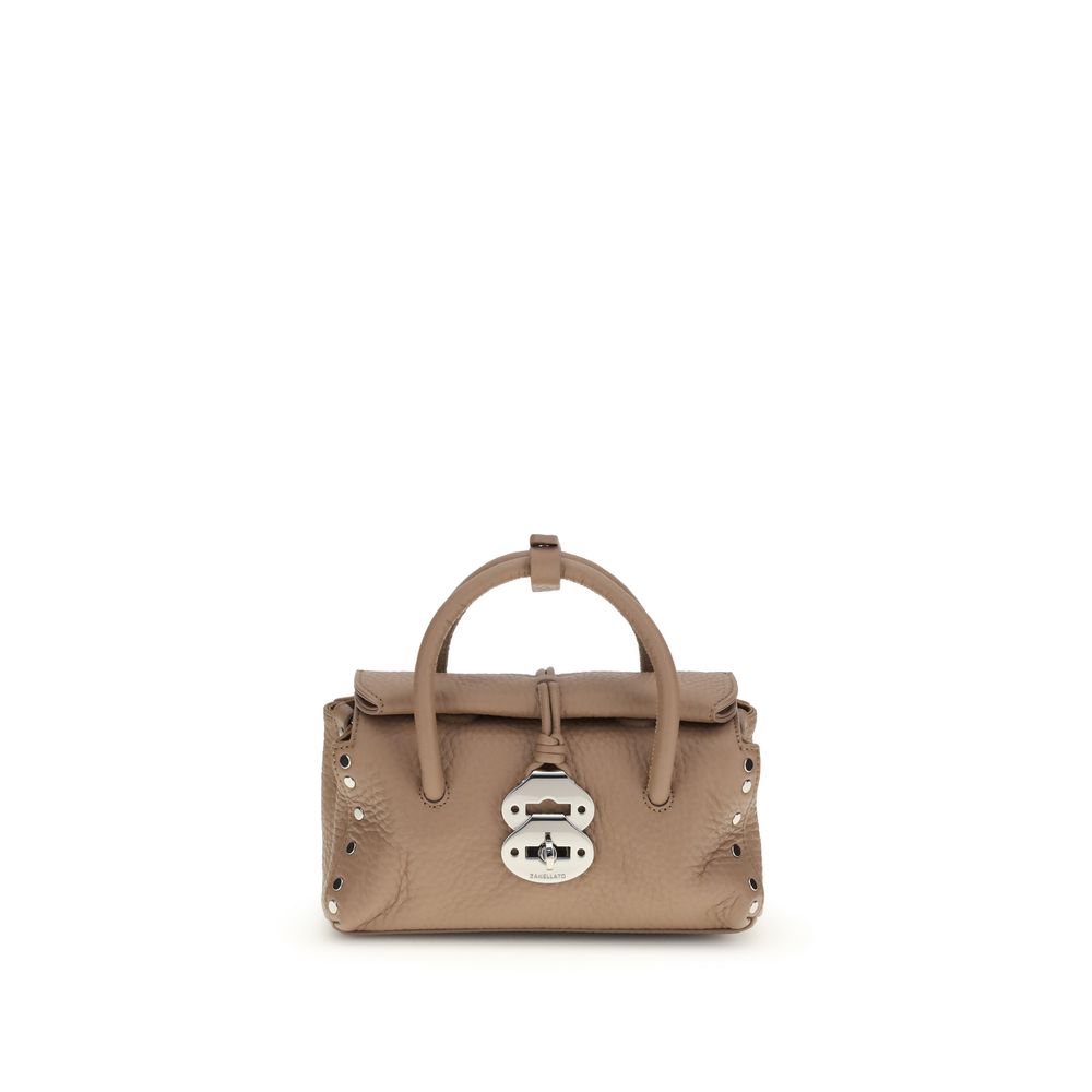 Zanellato Brown Calf Leather Bos Taurus Handbag