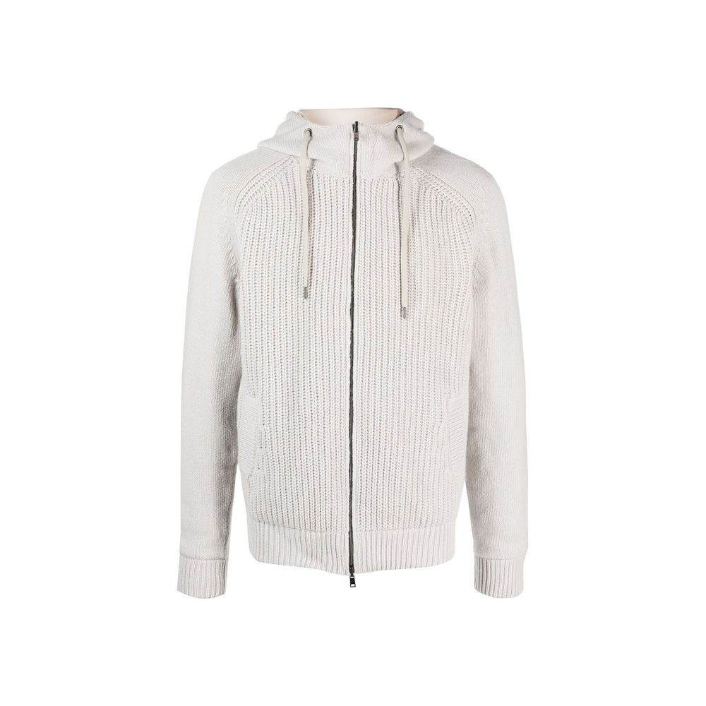 Herno Gray Wool Bomber