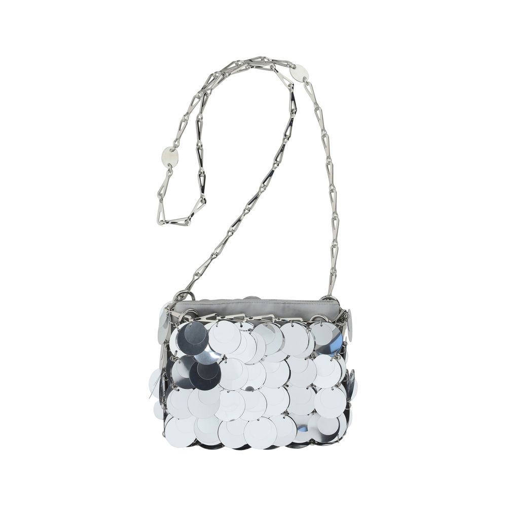 Rabanne Light Blue Polyurethane Shoulder Bag