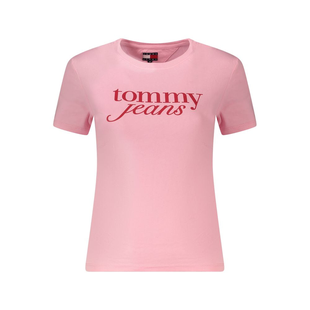 Tommy Hilfiger Rosa Cotton Women T-Shirt