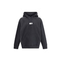 MM6 Black Cotton Sweatshirt