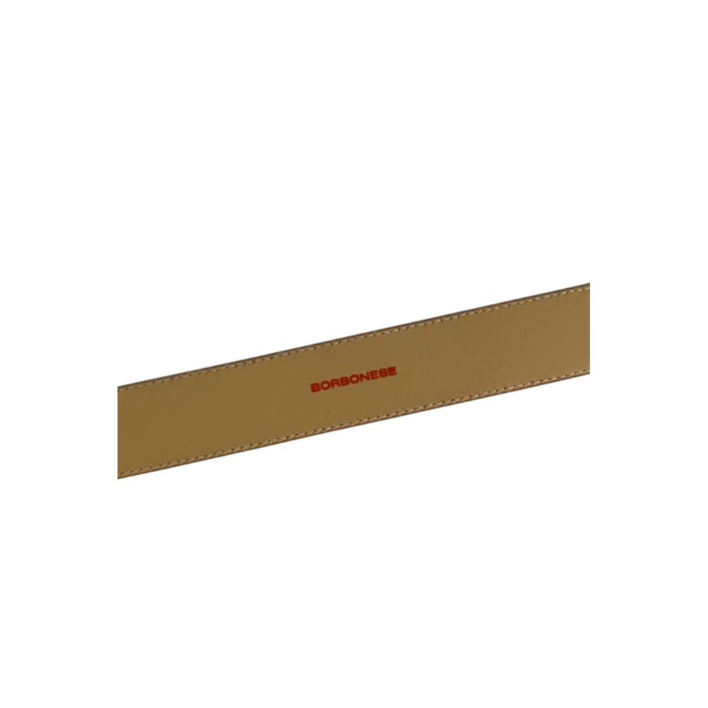 Borbonese Brown Leather Women Belt