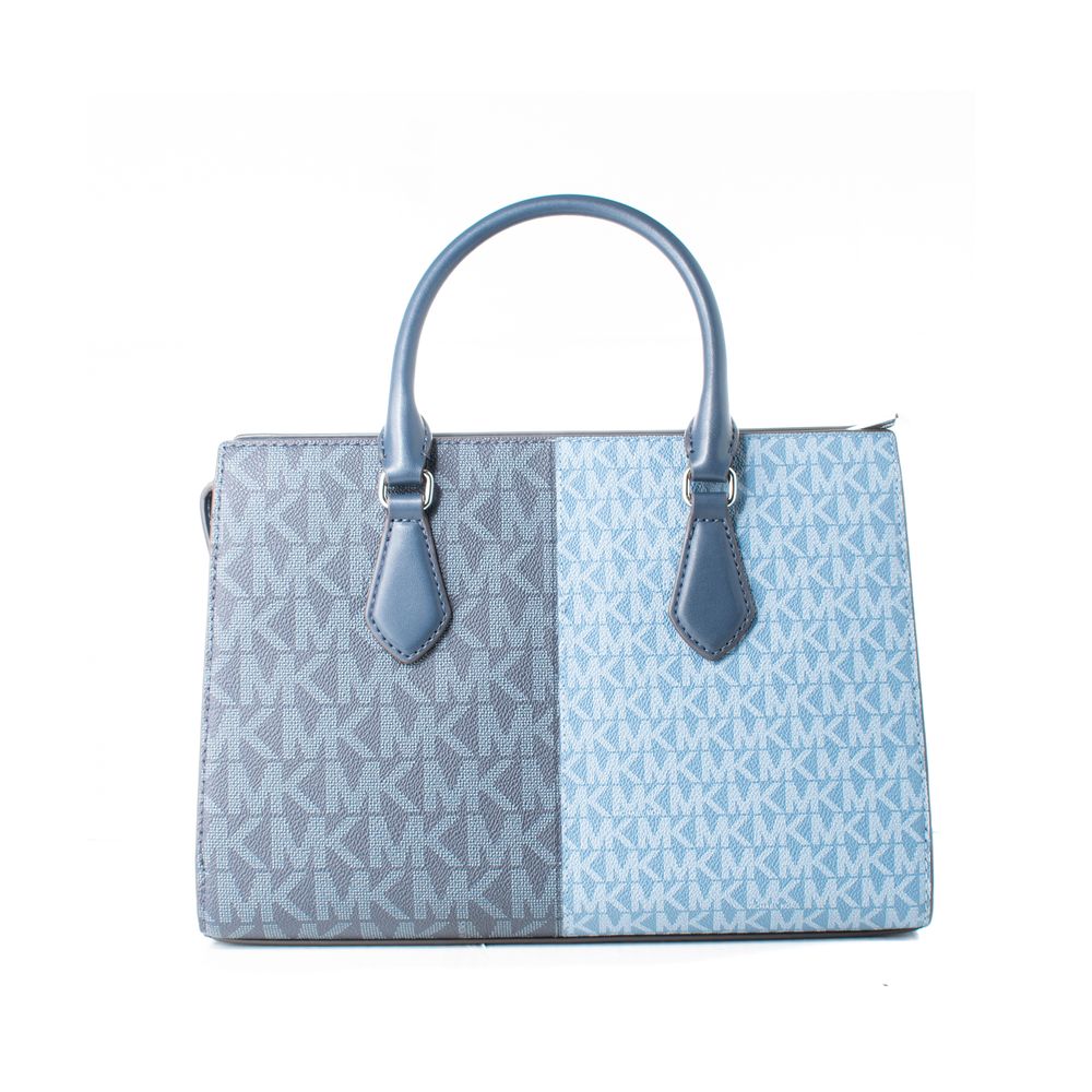 Michael Kors Blue Canvas Handbag