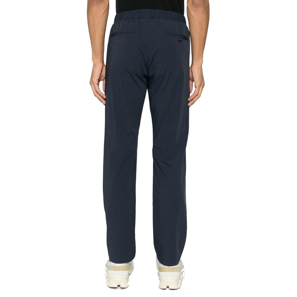Herno Gray Elastane Casual Pants