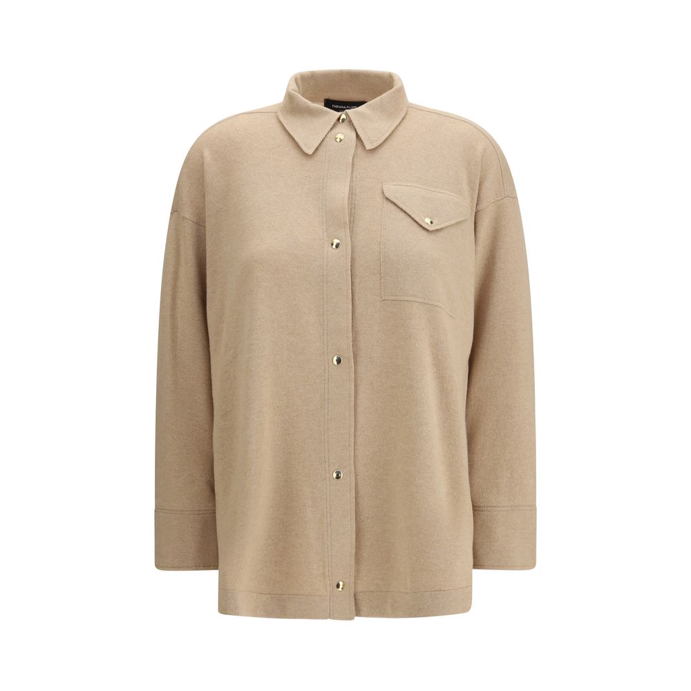 Fabiana Filippi Beige Wool Shirt