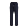 Brunello Cucinelli Blue Cotton Athletic Pants