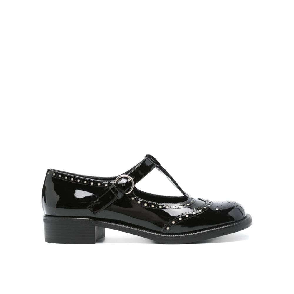 Miu Miu Black Calfskin Flats