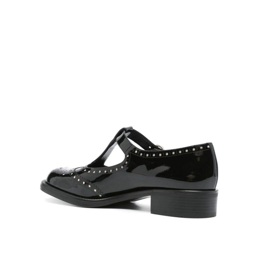 Miu Miu Black Calfskin Flats