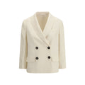 Brunello Cucinelli Beige Viscose Jacket