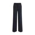 P.A.R.O.S.H. Black Fleece Wool Casual Pants