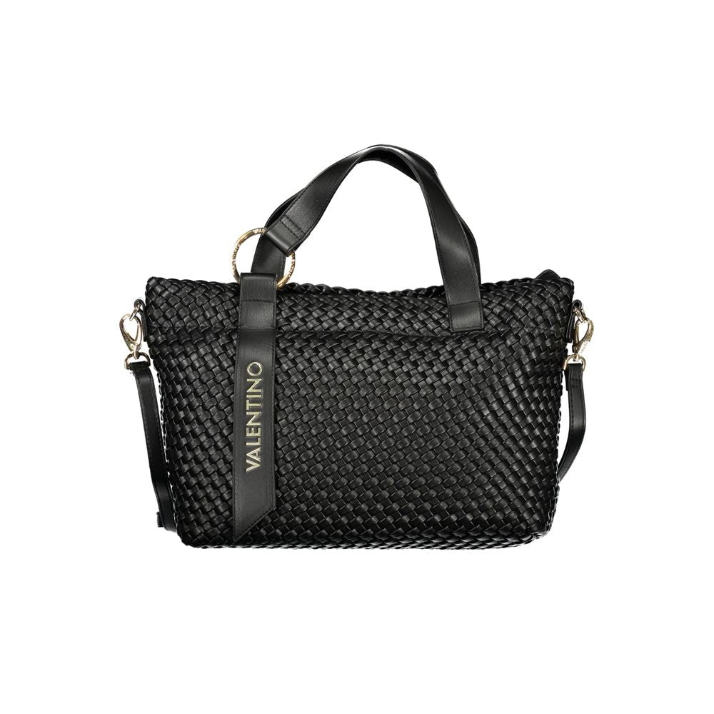 Mario Valentino Black Polyurethane Women's Bag