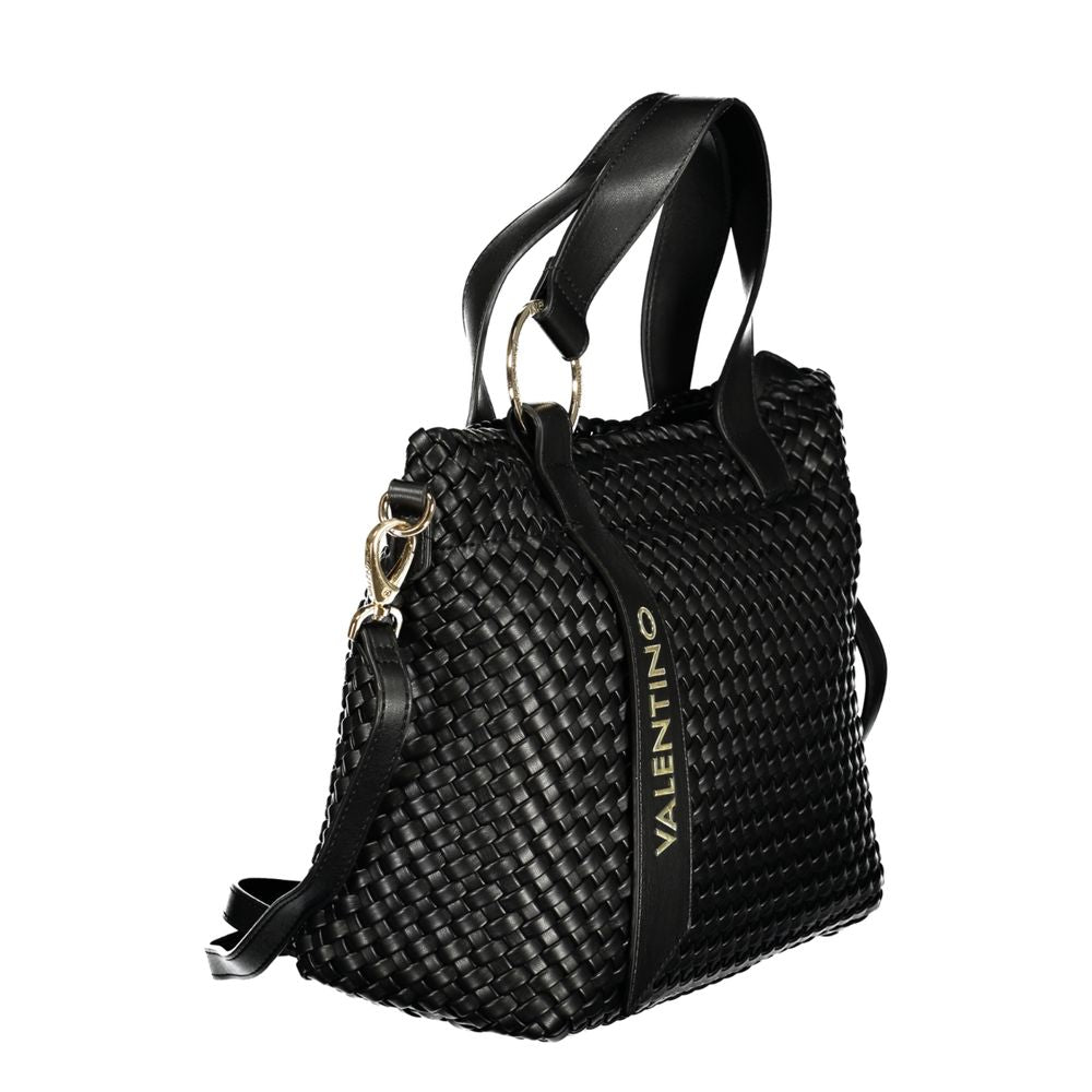 Mario Valentino Black Polyurethane Women's Bag