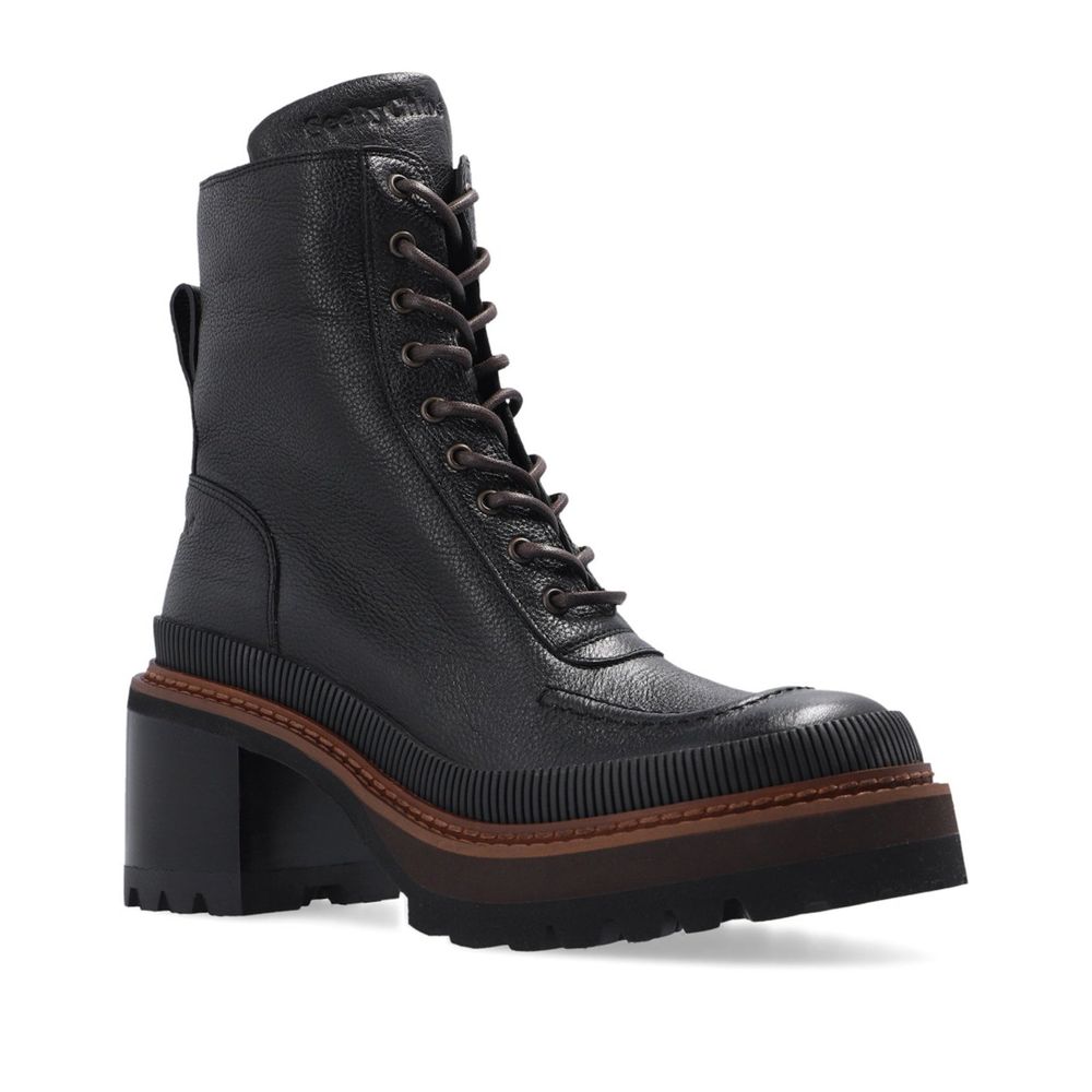 See By Chloé Black Calfskin Boots