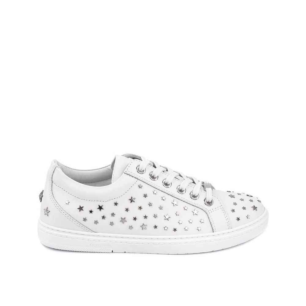 Jimmy Choo White Calfskin Sneakers