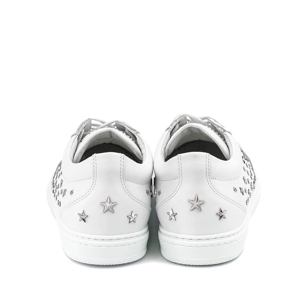 Jimmy Choo White Calfskin Sneakers