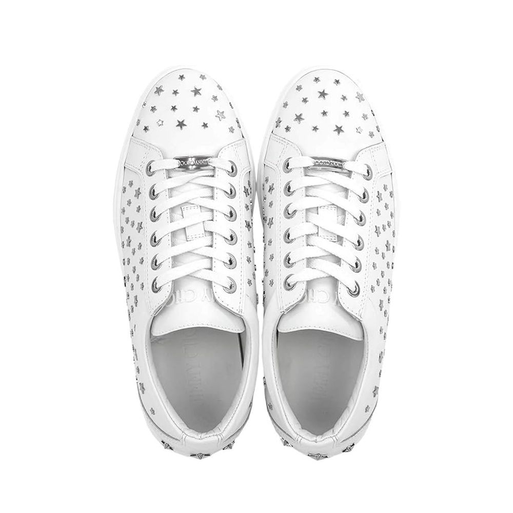 Jimmy Choo White Calfskin Sneakers