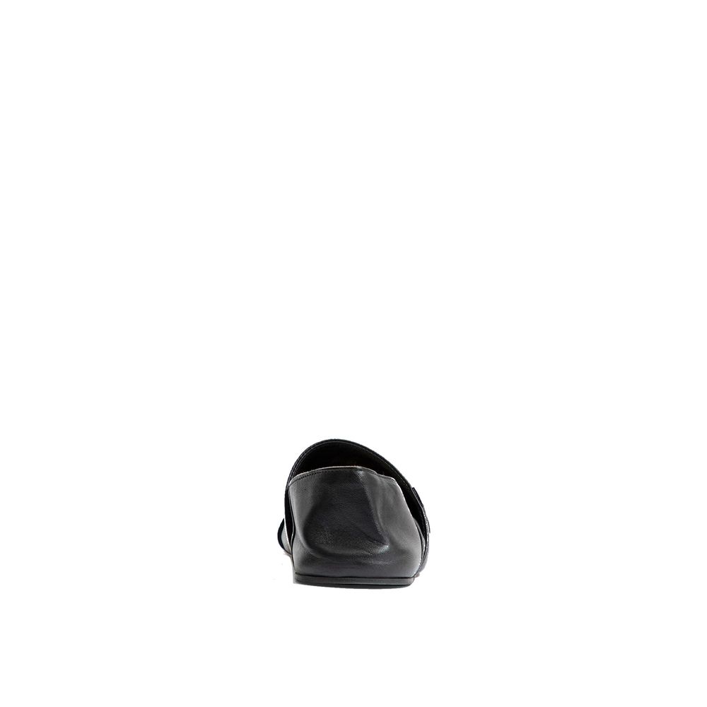 Loewe Black Calfskin Slippers