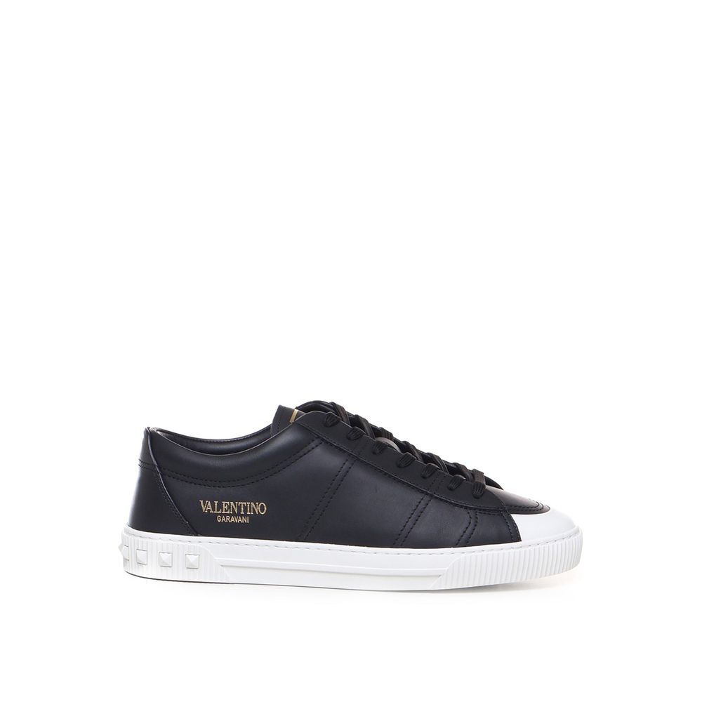 Valentino Garavani Black Calfskin Sneakers