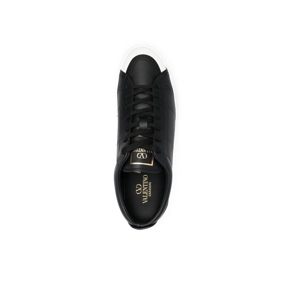 Valentino Garavani Black Calfskin Sneakers