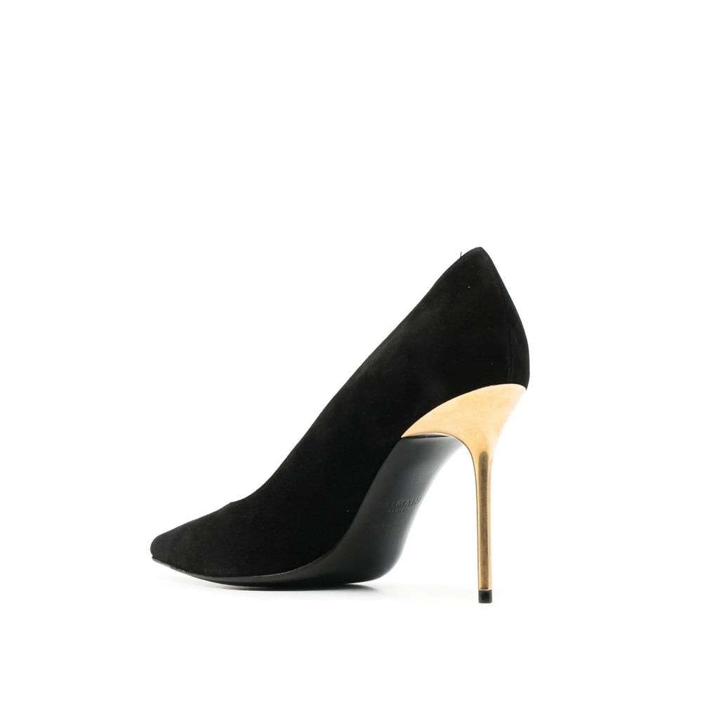 Balmain Black Leather Pumps