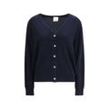 Allude Blue Cashmere Cardigan