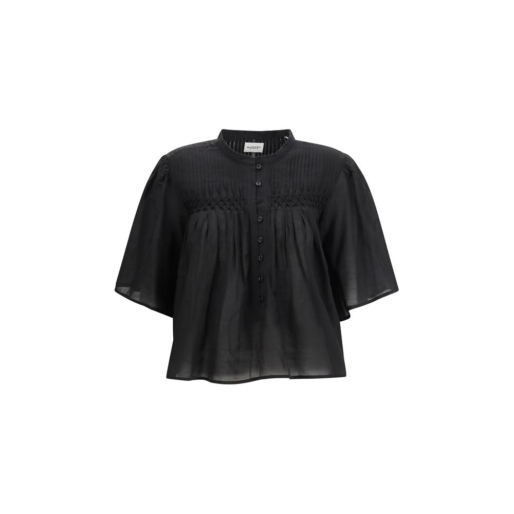 Isabel Marant Étoile Black Cotton Blouse