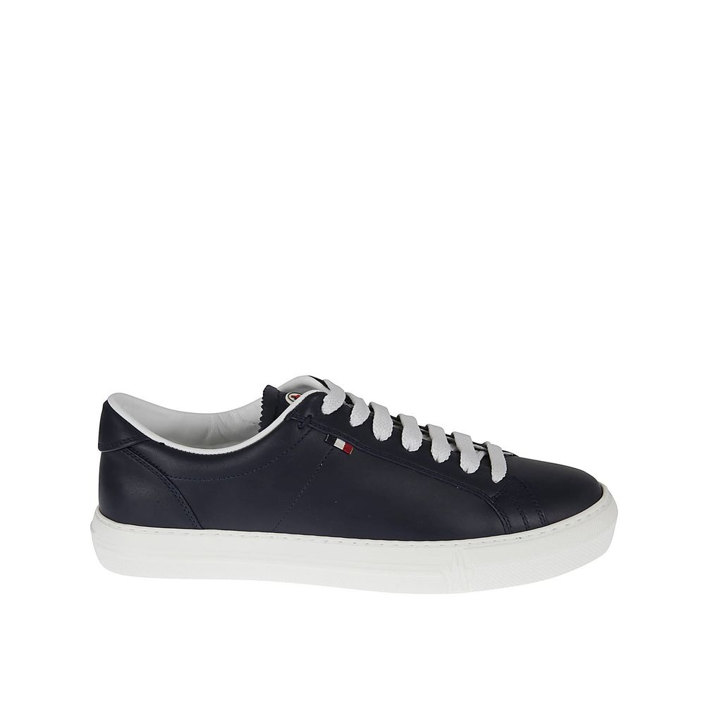 Moncler Blue Calfskin Sneakers