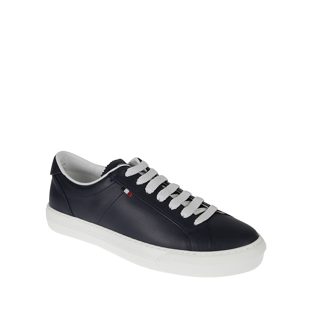 Moncler Blue Calfskin Sneakers