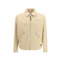Moschino Beige Cotton Full-Length Jacket