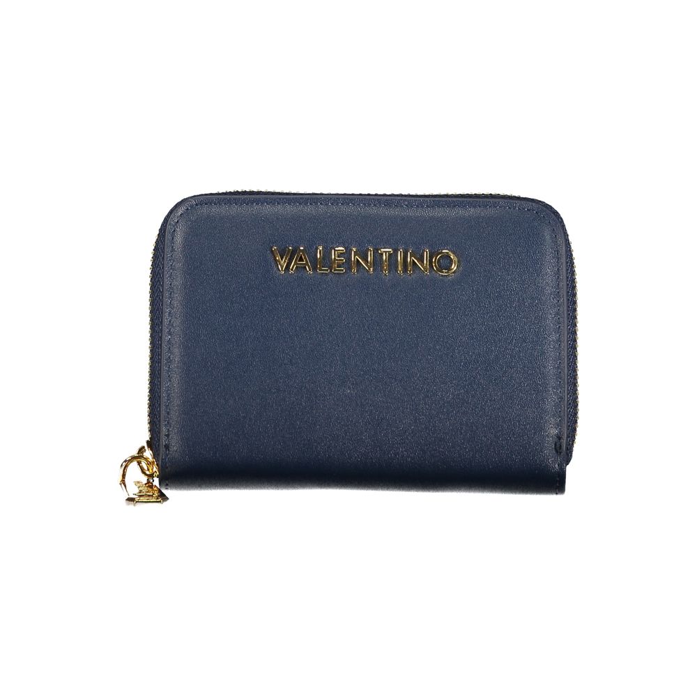 Mario Valentino Blue Polyurethane Women's Wallet