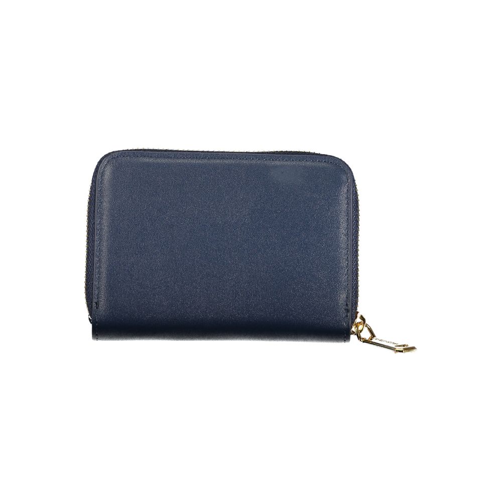 Mario Valentino Blue Polyurethane Women's Wallet