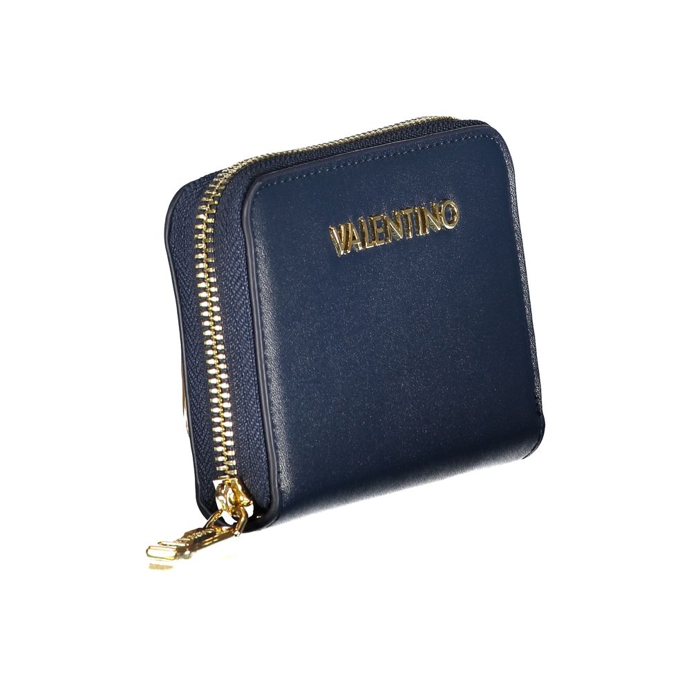 Mario Valentino Blue Polyurethane Women's Wallet