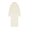 Saint Laurent White Mohair Casual Dress