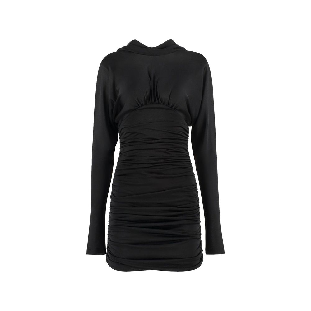 Saint Laurent Black Viscose Cocktail Dress