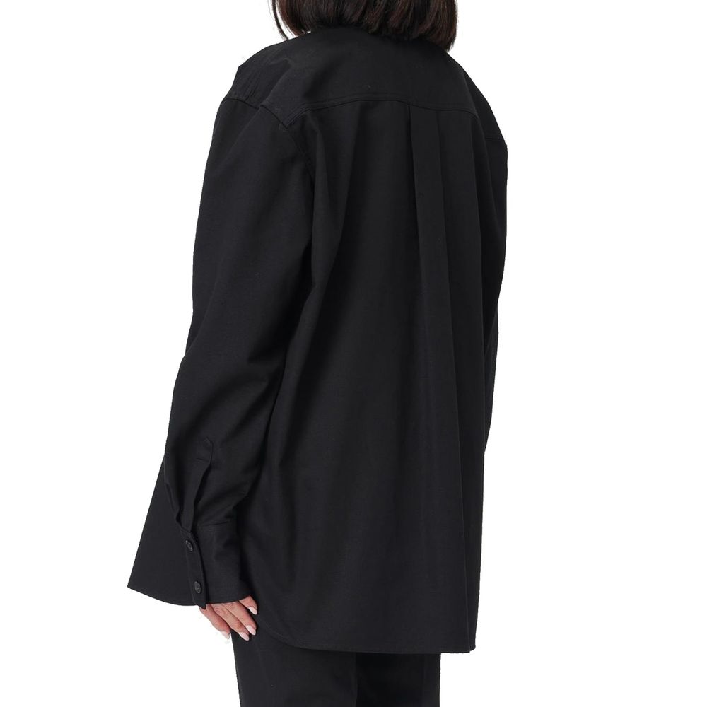 Saint Laurent Black Cotton Dress Shirt