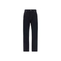 Saint Laurent Black Cotton High-Waisted Jean