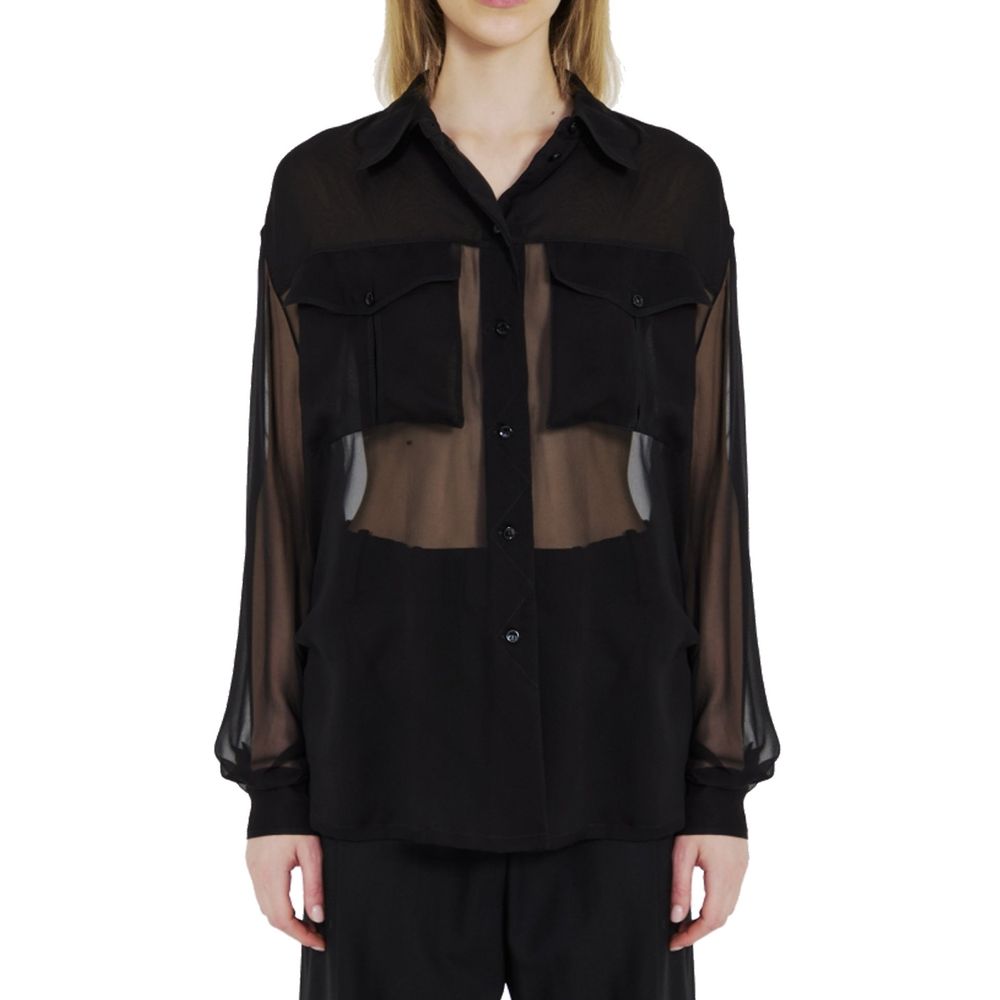 Saint Laurent Black Denim Shirt