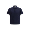 Burberry Blue Wool Polo Shirt