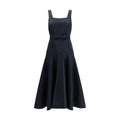P.A.R.O.S.H. Blue Polyester Casual Dress