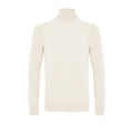 Gran Sasso White Wool Turtleneck