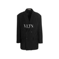 Valentino Garavani Black Silk Blazer