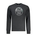 North Sails Black Cotton Men Sweatshirt