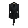 Valentino Garavani Black Wool Oves Aries Blazer