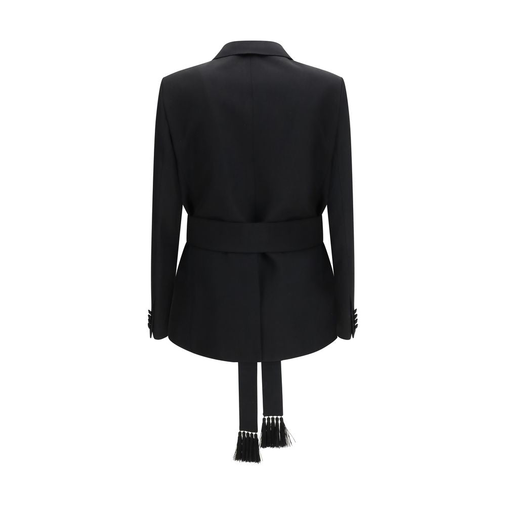 Valentino Garavani Black Wool Oves Aries Blazer